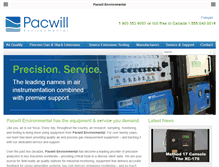 Tablet Screenshot of pacwill.ca